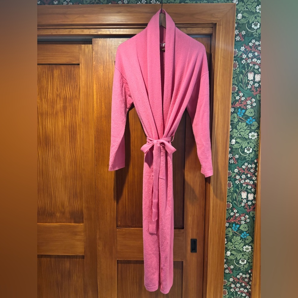 Garnet Hill Cashmere Blend Robe